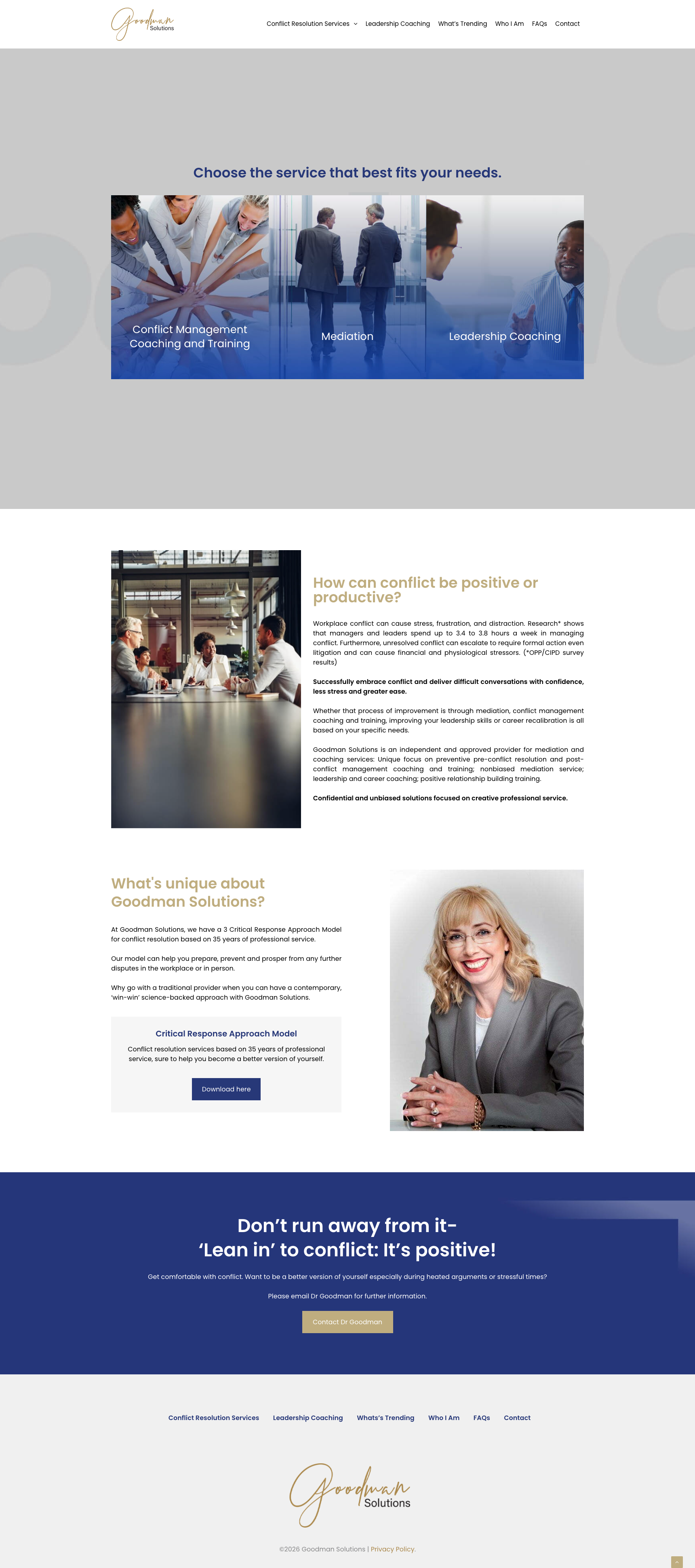 Goodman Solutions Website