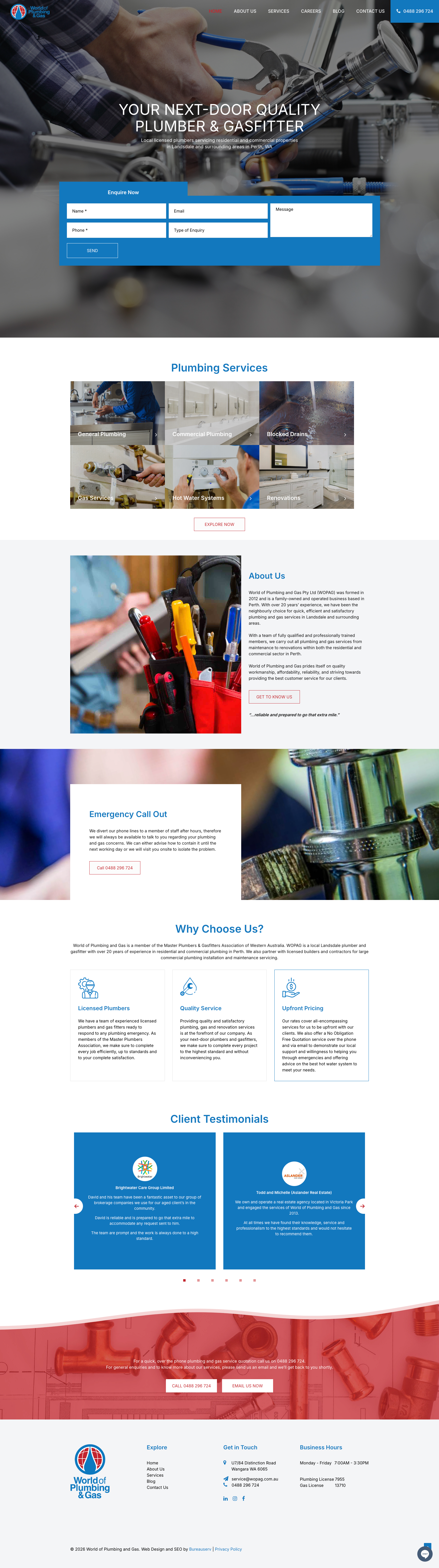 WOPAG website screenshot