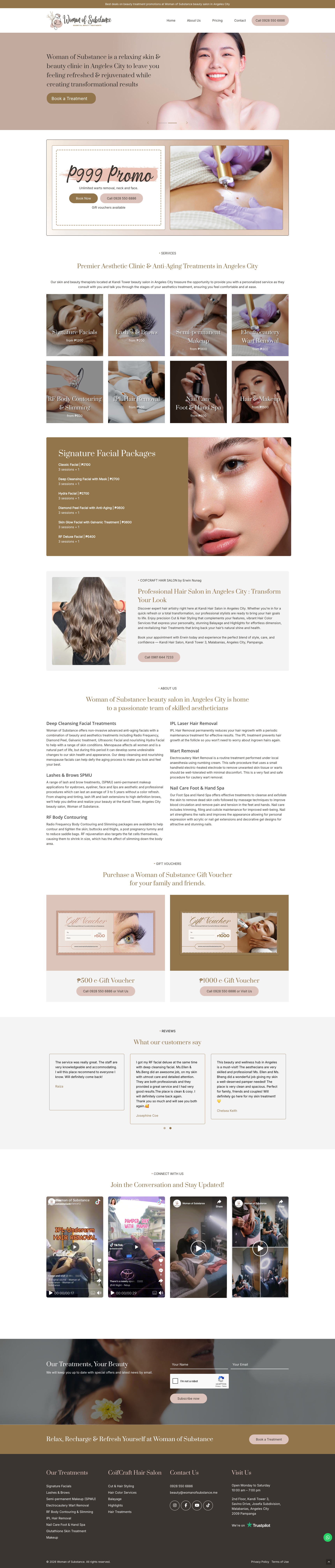 WOS website screenshot